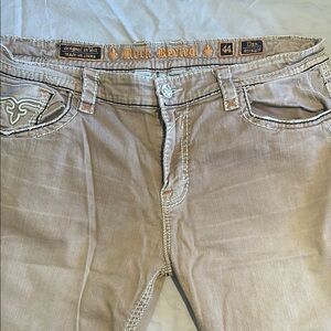 Rock Revival Men’s Tan Straight Jeans